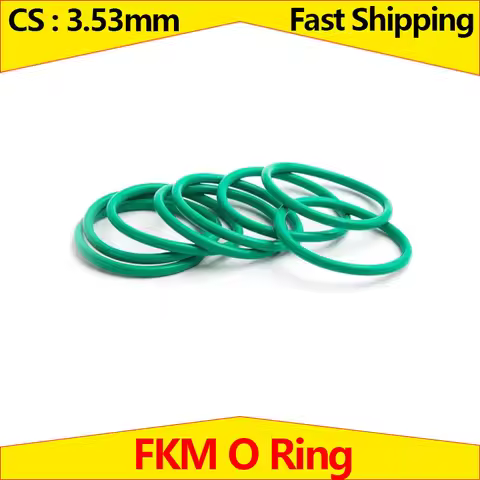CS 3.53mm, FKM O Ring,Fluorine Rubber O-Ring Gasket, Mechanical Seal Washer,Sealing Ring, ID 5.94mm 