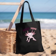 Women Anatomy of The Mexican Axolotl KawaiiPattern Handbag Casual Large Top-handle Bag Shopping Bags
