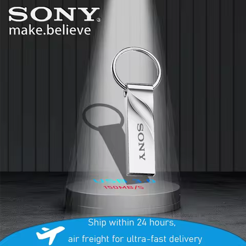 SONY USB Flash Drive 2TB 1TB 512GB 256GB 128GB USB3.0 Gen1 Metal Gold Pen Drive Max 220Mb/s Portable