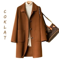 coat blazer panjang wanita dewasa cewe korea style import premium tebal jumbo