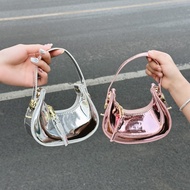 Niche New Glossy Laser Mini Bag Dumpling Bag Women Handbag