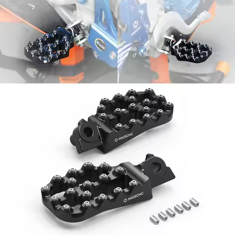 For Yamaha YZ125 2005-2025 YZ250 2005-2024 Offset Foot Pegs Footrest YZ125X YZ250X YZ250F YZ450F WR2