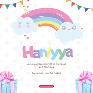 e-card birthday kad harijadi aqiqah digital