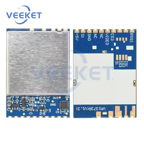DC 5V VM1373R 1.2G 1.3G FPV Image Transmission Module Analog Wireless Audio and Video Transmitter Re