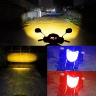 【JOLL HOT】Headlight P15D BA20D H4 white and yellow lens spotlight red and