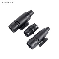interfun4w 1PCS Fish Tanks Water Flow Control 12mm 16mm Aquarium Hose Valve Filter Connector Qui Rel