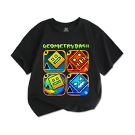 Áo Thun Cotton Trẻ Em GEOMETRY DASH 4 Vải Cotton Chính Phẩm 4 Chiều Size Từ 7 - 60kg KING COTTON