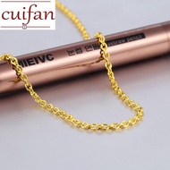 916 gold necklace for womenVietnam Sand Gold Concise Fashion Snake Bone Chain Necklace Jewelry Never Fade