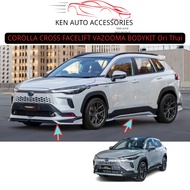 TOYOTA COROLLA CROSS FACELIFT VAZOOMA BODYKIT FRONT SIDE AND REAR SKIRTING BODYKIT WITH PAINT ABS MA