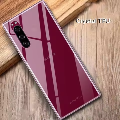 for Sony Xperia 10 5 1 V IV III II Pro Ace 8 XZ4 Case Flexible Soft Crystal Clear TPU Cover Ultrathi