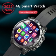 2022 New 4G Smart Watch Men's SIM Card Phone Sports Fitness Smart Watch Wifi Internet Camera Recording Heart Rate Blood Oxygen