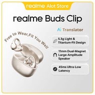 realme Buds Clip OWS AI Earphone/Translator Bluetooth 5.4
