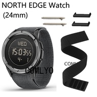 For NORTH EDGE ALPS APACHE 3 50MM EVOQUE 2 Smart Watch Strap Nylon Soft Band Women Men Belt