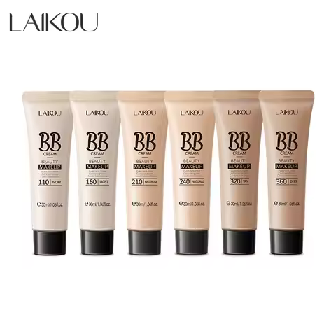 LAIKOU BB Cream Face Base Liquid Foundation Makeup Waterproof Long Lasting Facial Concealer Whitenin