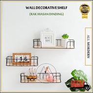 Wall Hanging Decoration Rack Display Grid Shelf INS MULTI LAYER GRID WALL SHELF IRON HANGING RACK WA