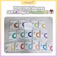 [ONHAND] POPCORN Sleeves SOFT Photocard 100pcs KPOP Card Sleeves BTS ENHYPEN TXT SEVENTEEN Acid-Free Photocard Sleeves