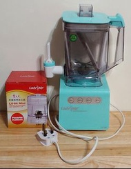 36折！Ladyship LS-86 Tiffany Blue Juice Soup Extraction Blender 貴夫人 薄荷綠色 迷你萃取機 攪拌機 果汁機 (連 全新乾磨器)