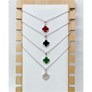 4 SILVER LEAF PENDANT