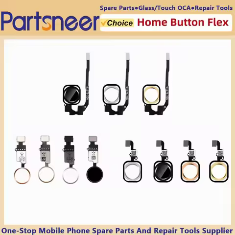 Home Button Fingerprint Replacement For iPhone 5 5S 5SE 6 6Plus 6S 6SPlus 7 7Plus 8 8Plus Universal