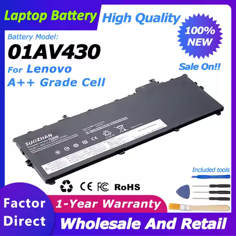 01AV430 NEW Genuine 01AV431/01AV494 Laptop Battery For Lenovo ThinkPad X1 Carbon 2018,X1C,SB10K97586