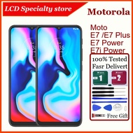 Original For Motorola Moto E7 E7 Plus E7 Power E7i Power LCD Touch Screen With Frame Replacement