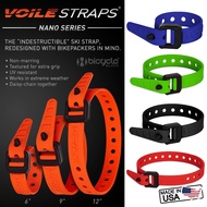 VOILE STRAPS NANO SERIES 6" 9" 12" NYLON BUCKLE ONE STRAPS A MILLION USES MADE IN USA