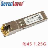 1.25G Mikrotik fiber optic SFP S-RJ01 Gigabit module S+RJ10 RJ45 interface
