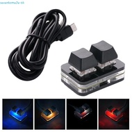 SEVENHOME3E Copy Paste Keypad, Acrylic Mini Custom Mini 2 Key Keypad, Keypad Accessories Mechanical 