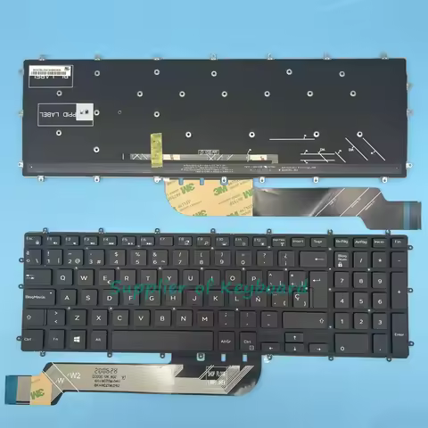 NEW Latin Spanish/English/UK/Portuguese Keyboard For Dell G3 3590 3500 G3-3579 3779 G5 5500 5587 G7 