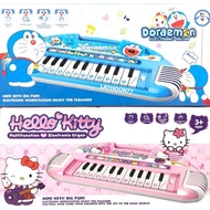 ✨Ready Stock✨118D-78A/78B B/O PIANO CARTOON DOREAMON HELLO KITTY ELETRONIC ORGAN