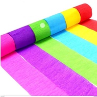 CREPE PAPER ASSORTED COLORS