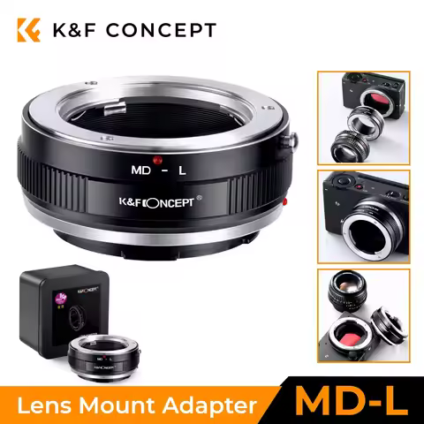 K&F CONCEPT MD-L Lens Adapter Ring For Minolta SR MD MC Series Lens To Sigma FP L Leica T SL CL TL P