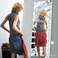 Bulb Mirror Makeup HD Live Hairdressing Manufacturer Mirror Dressing Room Hollywood Wall Whole Body 