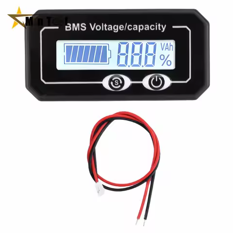 DC 8~99.9V Lithium li-ion lifepo4 lead-acid Battery Capacity Monitor Level Voltmeter Percentage Indi