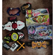 Zero One 01 driver + Zero Two 02 Unit and Key DX - Kamen Rider Zero One and Ark Raid Riser drivers