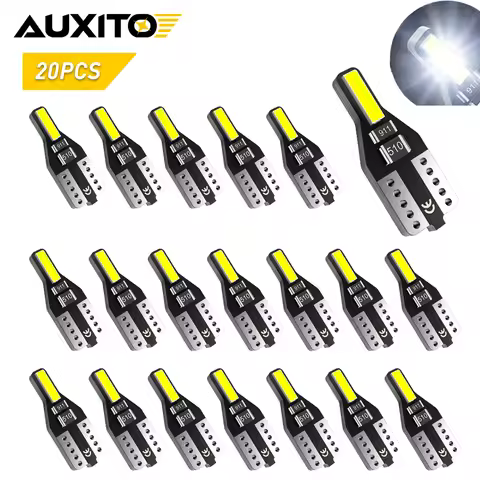 20/10/2Pcs W5W T10 LED Bulbs Car Interior Light 194 168 LED Auto Signal Lamp for Audi A3 A4 Volkswag