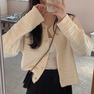 Korean Style Women's Crop Blazer Cardi