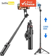 SELFIESHOW C20 Detachable Magnetic Tripod - Selfie Stick Phone Holder with Bluetooth Remote for Vlog