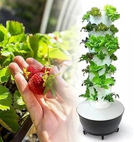 Hydroponic Growing Kits Indoor Hydroponics Growing Tower ｜6 Floor 36 Pods Garden Hydroponic Growing System With Pump ｜ Garden Germination Kit For Herbs, Fruits And Vegetables