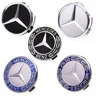 Mercedes benz logo symbol for car rims/rims/wheels code MDE75-1 C A B E S CLA CLS GLA GLS GLC GLE GL