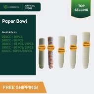 GOGreenMNL. Paper Bowl 220cc 260cc 320cc 390cc 520cc