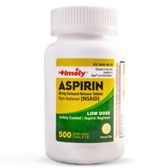 Timely - Low Dose Aspirin 81mg - 500 Tablets - Compared to the active ingredient in Bayer Low Dose -