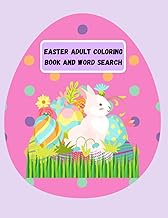 Easter Adult Coloring book and Word Search: Adult coloring and Word Search