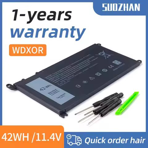 SUOZHAN New WDXOR Battery For Dell Inspiron 7000 15 7560 5538 5567 5568 P61F 14 7460 5468 7569 7472 
