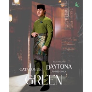 2026 DAYTONA GREEN CATLOGUE BAJU MELAYU ELRAH EXCLUSIVE soft green emerald olive green