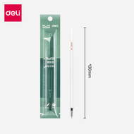 Deli ไส้ปากกา ไส้ปากกาเจล หมึกสีดำ แบบรีฟิล เปลี่ยนไส้หมึกเจล อุปกรณ์สำนักงาน เครื่องเขียน  Gel Pen Refill