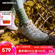 迈乐（Merrell）官方店男女款户外登山徒步鞋减震MOAB 3迈越者轻量防滑耐磨透气 J035894白灰米（女） 37