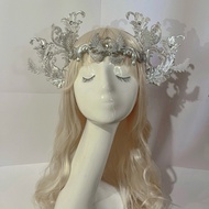 Silver LEAF PRINCESS CROWN Crown Princess