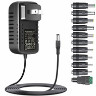 Universal DC15V 3A Power Supply with 11 DC Plug Tips AC120V to DC15Volt 3000mA 2500mA 2000mA 1500mA 