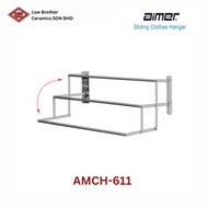 AIMER AMCH 611 SLIDING CLOTH RACK HANGER (3 TUBE 70CM SMALL HANGER)
